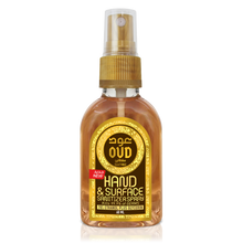 Load image into Gallery viewer, Oud Hand and Surface Sanitizer Sultani 60ml Travel Size Pack of 12 by Oudlux