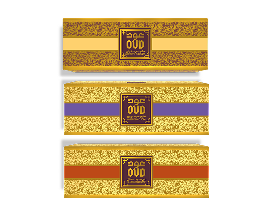 Soap Bars Oud (3 Pack 125g) 3 Scents Collection by Oudlux