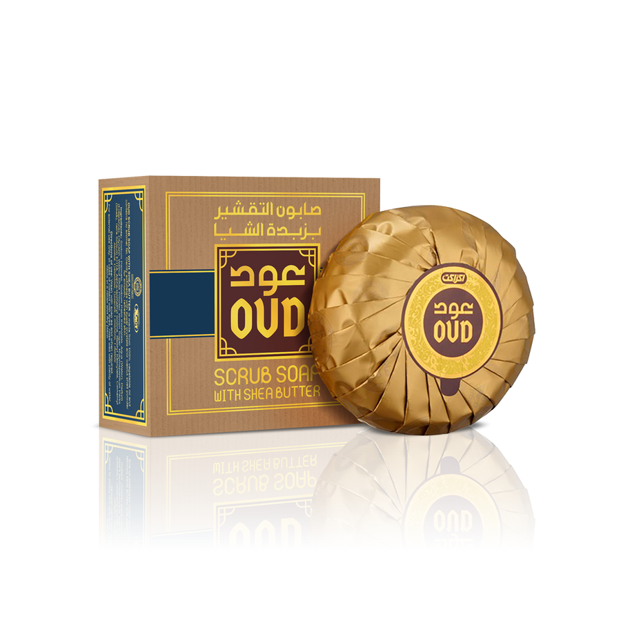Scrub Soap Bar with Oud Shea Butter 125g by Oudlux