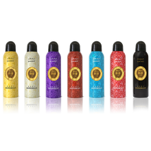 Load image into Gallery viewer, Oud Body Spray/Deodorant 7 Scents 200ml Collection by Oudlux