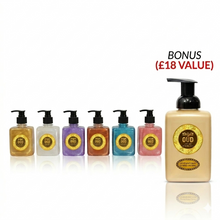Load image into Gallery viewer, Oud Hand &amp; Body Wash (300ml) 7 Scents Collection by Oudlux Inc ***FREE Oud Original Foaming Hand Wash Soap 500ml***
