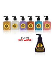 Load image into Gallery viewer, Oud Hand &amp; Body Wash (300ml) 7 Scents Collection by Oudlux Inc ***FREE Oud Plus Germ Protection 300ml***