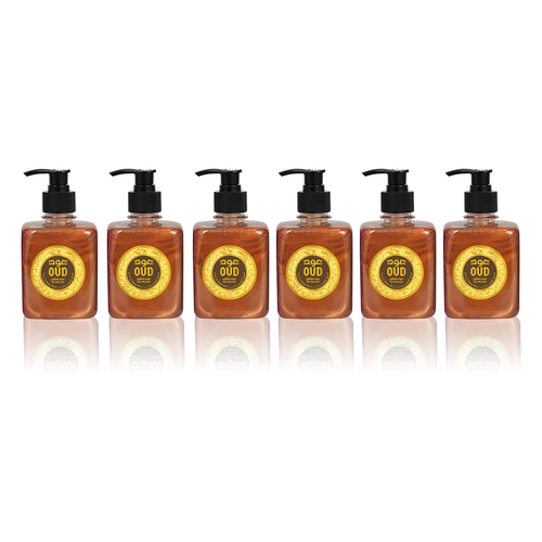 6 Pack - Oud Hand & Body Wash Sultani 300ml by Oudlux