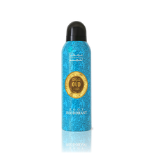 Load image into Gallery viewer, 6-Pack Oud Body Spray Deodorant Musk 200ml by Oudlux