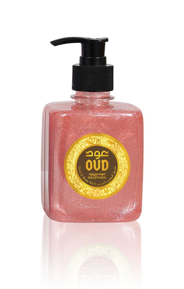 Hand & Body Wash Rose Oud 300ml by Oudlux