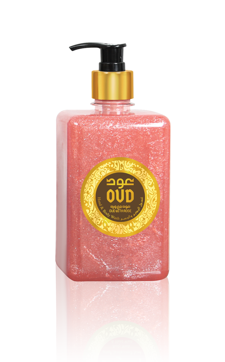 Hand & Body Wash Rose Oud 500ml by Oudlux